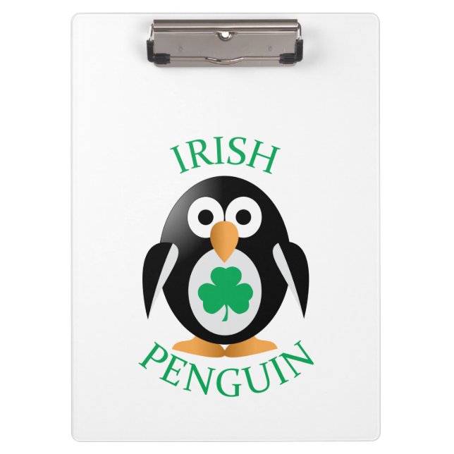 Irish penguin clipboard (Front)