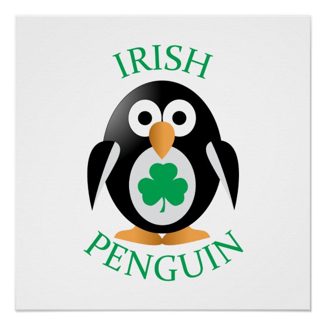 Irish penguin poster (Front)