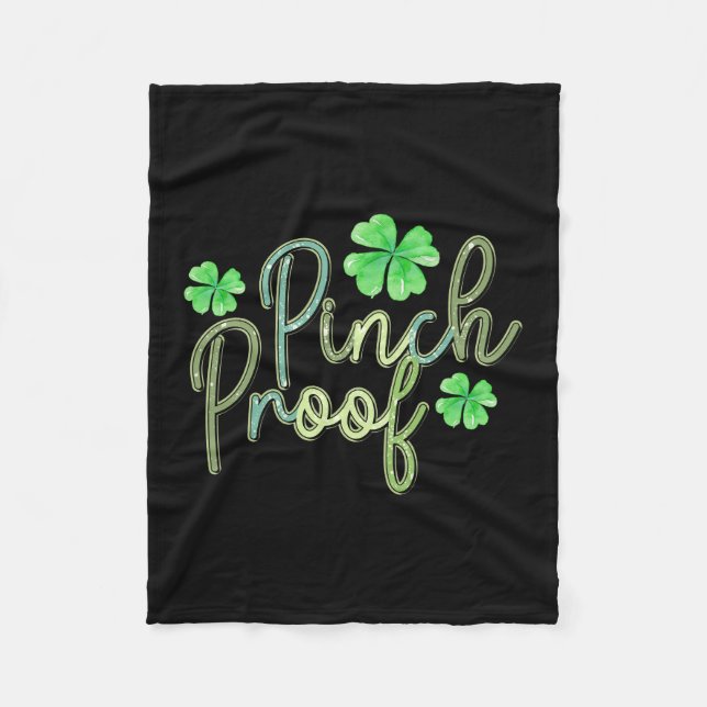 Irish Pinch Proof Fleece Blanket (Front)