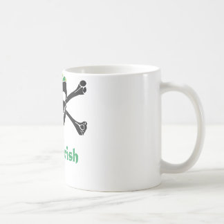 Irish Pirate Skull And Crossbones Coffee Mug