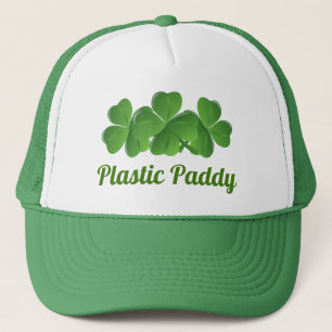 Irish plastic Paddy Trucker Hat
