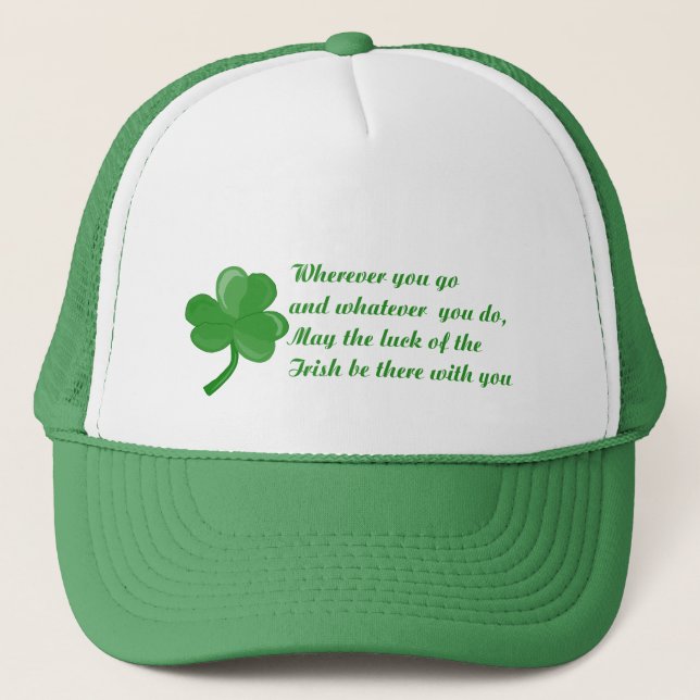 Irish Poem Hat (Front)
