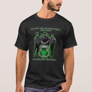 Irish Police Officer Brothers Clover T-Shirt
