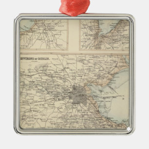 Irish Ports and Harbours Metal Tree Decoration