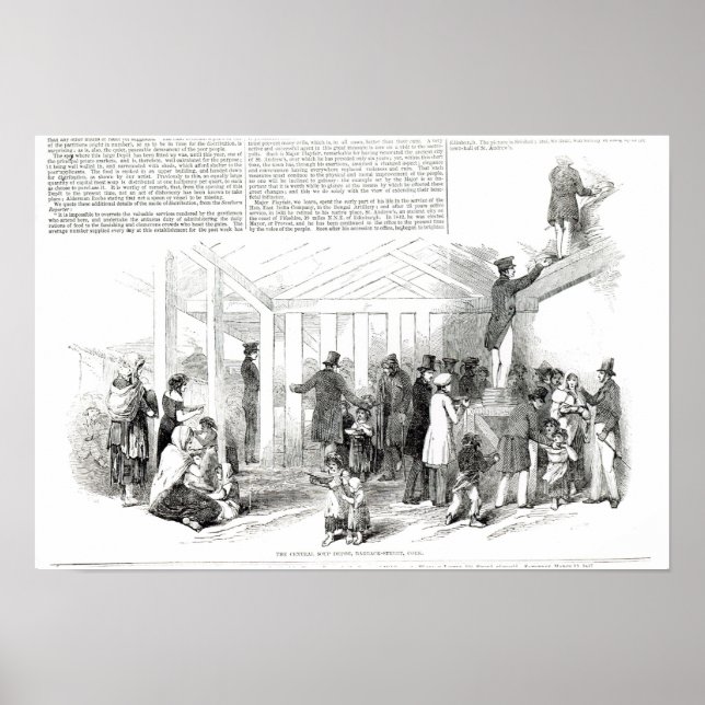 Irish Potato Famine, 1847 Poster (Front)