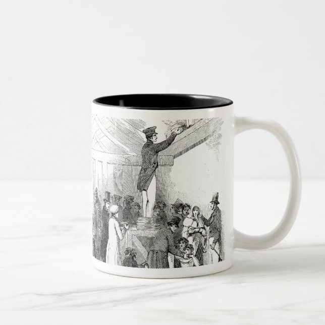 Irish Potato Famine, 1847 Two-Tone Coffee Mug (Right)
