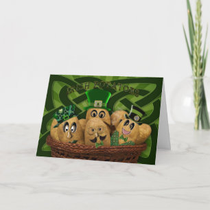 IRISH POTATOES - ST. PATRICK'S DAY GREETING CARD