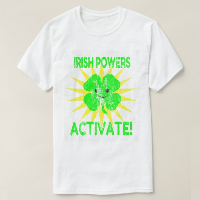 Irish Powers Activate DS T-Shirt (Design Front)