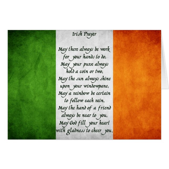 Irish Prayer (Front Horizontal)