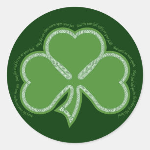 Irish Prayer Classic Round Sticker