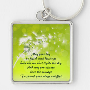 Irish Prayer for Blessings Keychain