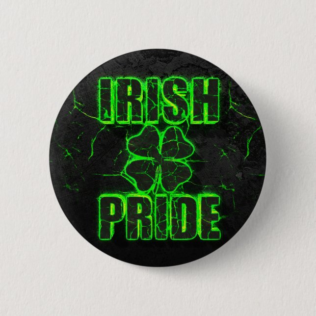 Irish Pride 6 Cm Round Badge (Front)