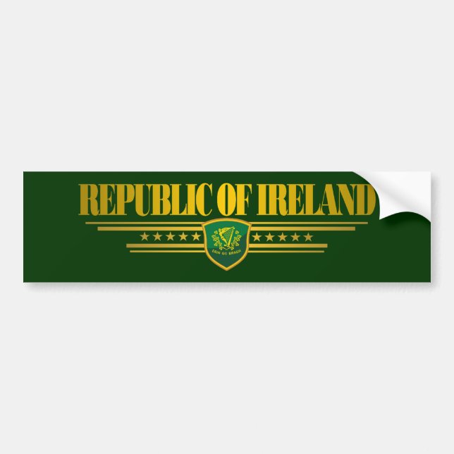 Irish Pride Bumper Sticker (Front)