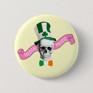Irish pride St Patrick's day 6 Cm Round Badge