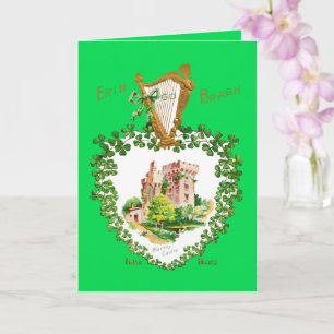 Irish Pride St. Patrick's Day Blarney Castle Card
