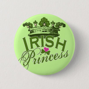 Irish Princess 6 Cm Round Badge