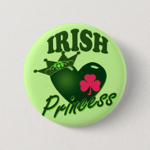 Irish Princess 6 Cm Round Badge