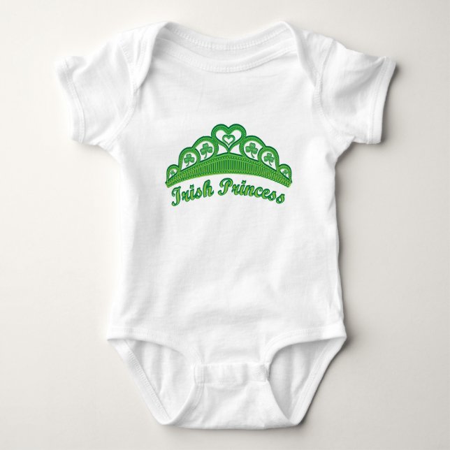 Irish Princess Baby Bodysuit (Front)