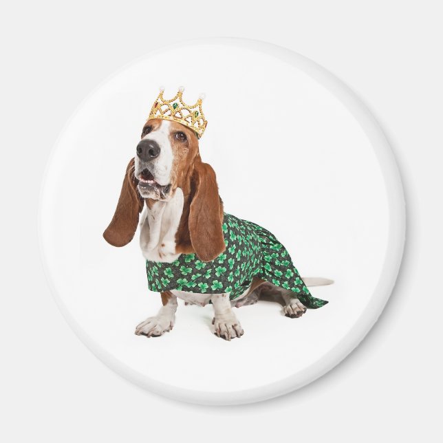 Irish Princess Basset Magnet (Front)
