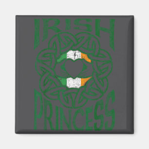 Irish Princess Celtic Knot Claddagh Ring Gift  Magnet