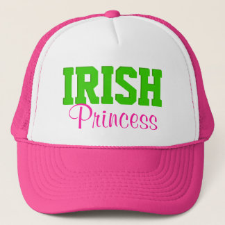 Irish Princess Hot Pink/Green Trucker Hat