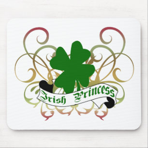 Irish Princess Shamrock Mouse Mat
