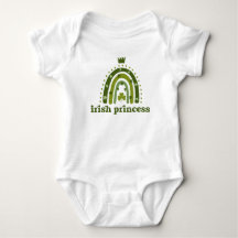 Irish Princess St. Patrick's Day Green Boho Rainbo