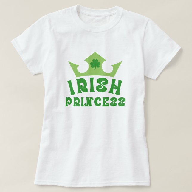 Irish Princess St. Patrick's Day T-Shirt (Design Front)