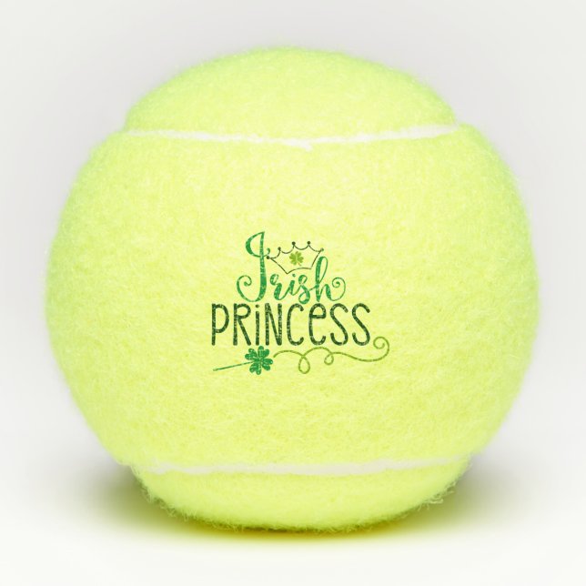 Irish Princess | St. Patrick's Day Tennis Balls (Front)
