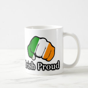 Irish Proud Ireland Flag Fist Coffee Mug