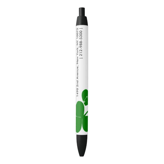 Irish Pub - Custom product for company giveaways Black Ink Pen (Front Vertical)