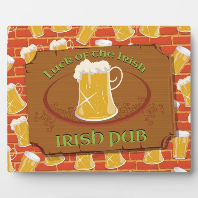 Irish Pub Sign Plaque (Front)