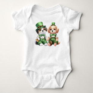 Irish Pup  Baby Bodysuit