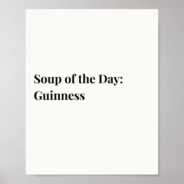 Irish Quote Poster, Guinness theme Poster  (Front)