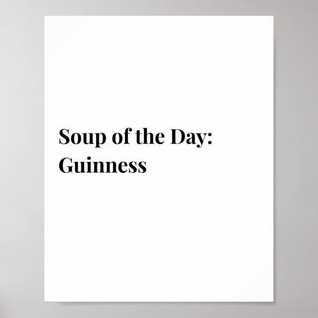 Irish Quote Poster, Guinness theme Poster  (Front)