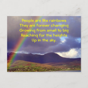 Irish Rainbow Postcard