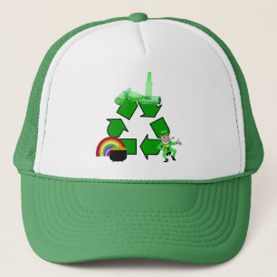 Irish recycling trucker hat