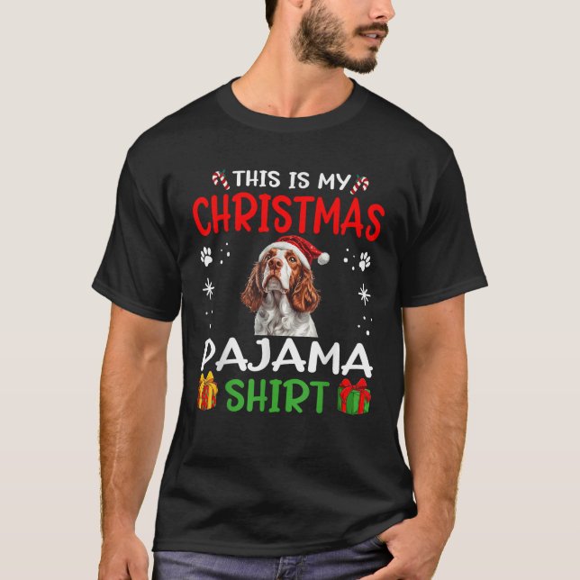 Irish Red And White Setter Dog Nightgown Pajama Th T-Shirt (Front)