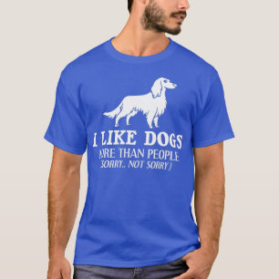 Irish Red And White Setter Dog Puppies Owner _13 T-Shirt