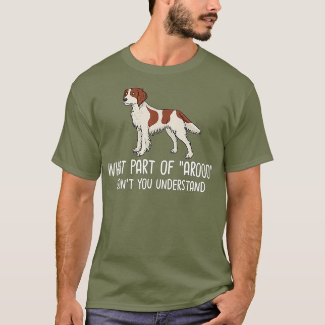 Irish Red And White Setter Dog Puppies Owner _34 T-Shirt (Front)