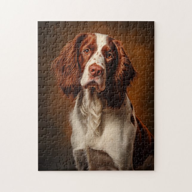 Irish Red and White Setter Jigsaw Puzzle (Vertical)