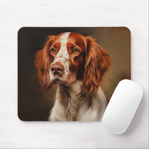 Irish Red and White Setter Mouse Mat