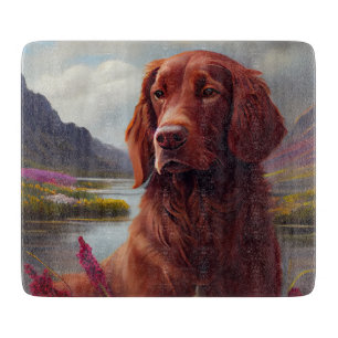 Irish Red on a Paddle: A Scenic Adventure Cutting Board