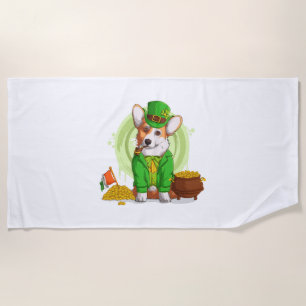 Irish Red Setter Dog Dog Breed for a Irish Red Beach Towel