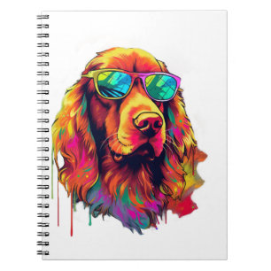 Irish Red Setter Dog Dog Breed for a Irish Red Notebook