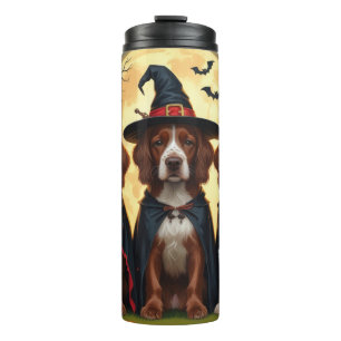 Irish Red Setter Dogs Pumpkin Halloween Funny Thermal Tumbler