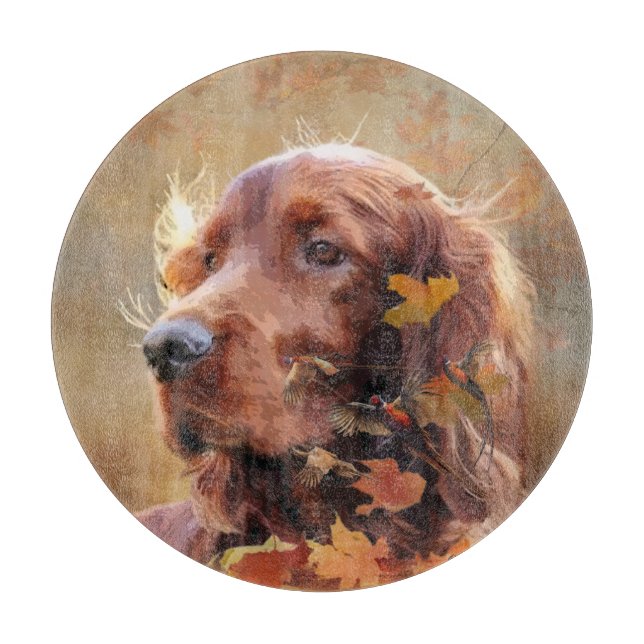 Irish Red Setter, Irish Setter Cutting Board (Front)