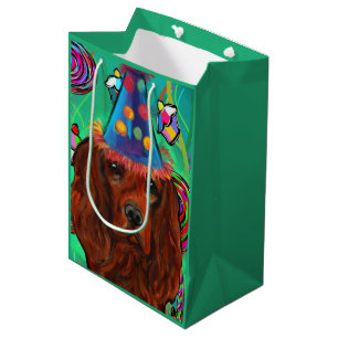 Irish Red Setter    Medium Gift Bag