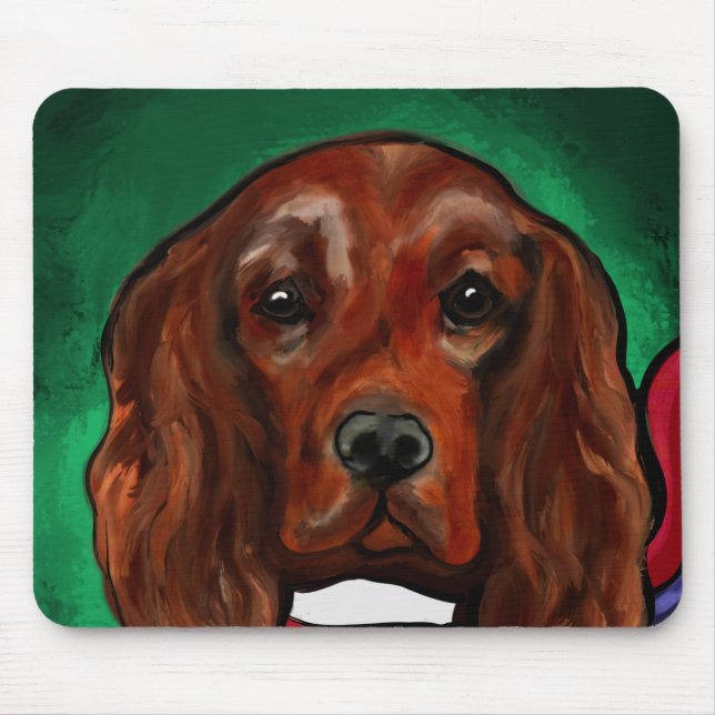 Irish Red Setter  Mouse Mat (Front)