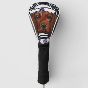 Irish Red Setter Postcard Golf Head Cover